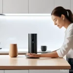 Home 12 제품디자인에서 중요한 중점 과목 - A diverse individual, appearing to be a product designer, in their late 30s, is meticulously interac...