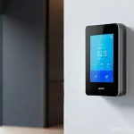 Home 8 제품디자인 관련 해외 사례 분석 - **Prompt 1: Usability and Emotional Design**
"A person with a genuine smile is comfortably inter...